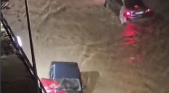 Ordu Fatsa'da Sağanak Yağış Hayatı Olumsuz Etkiledi