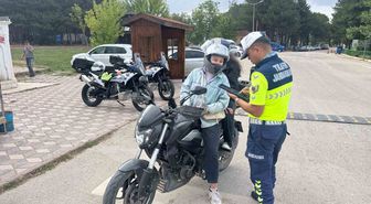 Bilecik'te Motosiklet Sürücülerine Yönelik Denetim ve Eğitim