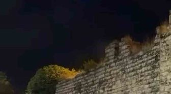 Fatih'te Polis Dronuyla Alkol Denetimi