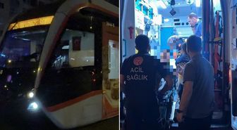 Kayseri'de hareketli gece! Tabancayla yaralanan şahıs tramvaya bindi