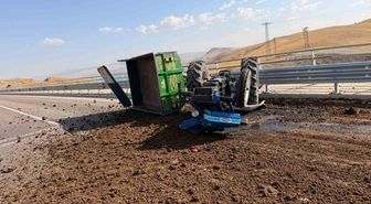 Pertek'te Traktör Devrildi: Sürücü Yaralandı