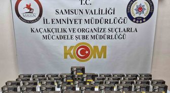 Samsun'da 10 Bin Makaron Ele Geçirildi