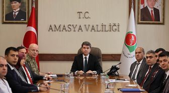 Amasya'da Güvenlik ve Asayiş Toplantısı