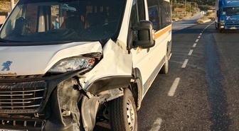 Aydın'da motosiklet-minibüs çarpışması: 1 ölü