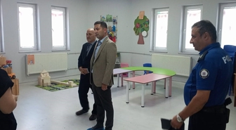 Aydıntepe Kaymakamı Yıldırım, Okullardaki Eğitim Hazırlıklarını İnceledi