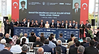 Muş'ta Çocuk Evleri Sitesi Temeli Atıldı