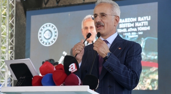 Trabzon Raylı Sistem Hattı Temeli Atıldı