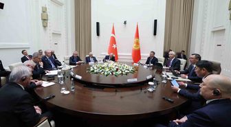 Erdoğan ve Caparov Bişkek'te Görüştü