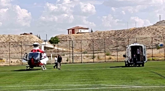 97 Yaşındaki Hasta Hava Ambulansıyla Malatya'ya Sevk Edildi