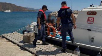 Datça'da Sürüklenen 9 Kişi Kurtarıldı