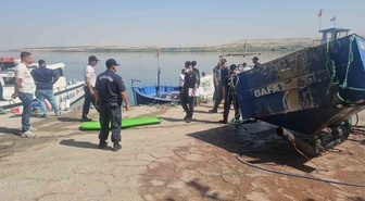 Fırat'ta kayıp şahıs balıkçı ağında bulundu