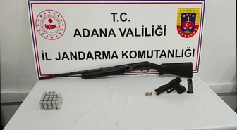 Ceyhan'da Ruhsatsız Silah Operasyonu: 4 Gözaltı