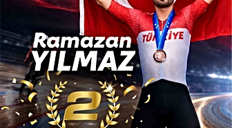 Milli bisikletçi Ramazan Yılmaz'dan tarihi başarı: Dünya ikinciliği