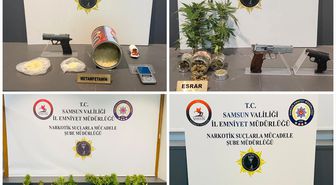 Samsun'da Narkotik Operasyonu: 5 Gözaltı