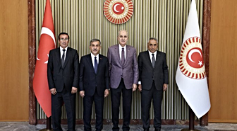 Kamu-Sen'den TBMM Başkanı Kurtulmuş'a ziyaret