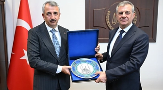 Edirne Valisi Sezer, Bölge İdare Mahkemesi Başkanı Kahraman'ı ziyaret etti