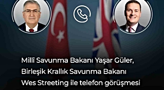 Güler ve Streeting'den Savunma Görüşmesi
