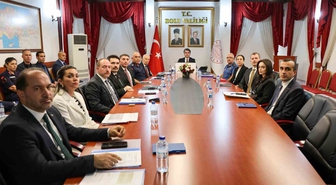 Bolu'da Okul Güvenliği Toplantısı Yapıldı