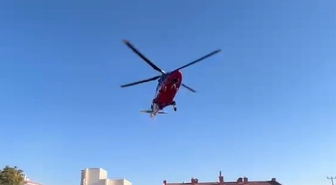 83 Yaşındaki Kalp Krizi Hastası Hava Ambulansla Konya'ya Sevk Edildi