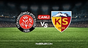 Karagümrük Kayserispor CANLI izle! Karagümrük Kayseri maçı hangi kanalda, nereden izlenir?