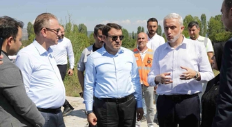 Kütahya Valisi Işın, Emet-Simav karayolu çalışmalarını inceledi