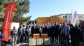 Nevşehir'de arıcılara 400 boş kovan desteği