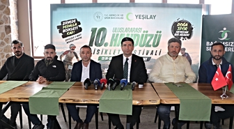 Rize'de Yeşilay 10. Uluslararası Handüzü Bisiklet Festivali