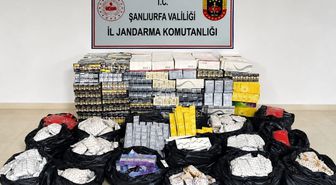 Şanlıurfa'da 2 Milyon Liralık Kaçak Sigara ve Nargile Tütünü Ele Geçirildi