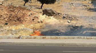 Şırnak'ta örtü yangını kontrol altına alındı