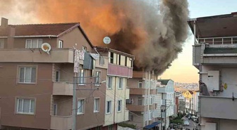 Darıca'da Teras Yangını Korkuttu