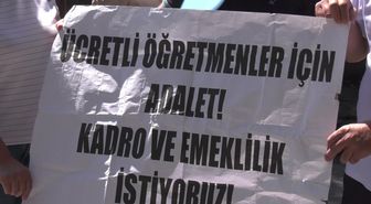 Ücretli Öğretmenlerden MEB Önünde Protesto: 'Bizi Yok Sayarak Eğitimi Düzeltemezsiniz'