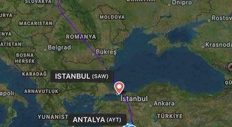 Zelenski'nin Rusya Hava Sahası Uyarısı Sonrası Türk Havayolu Uçakları Geri Döndü