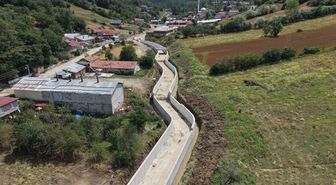 Ambar Deresi'nde taşkın ıslah çalışmaları sürüyor