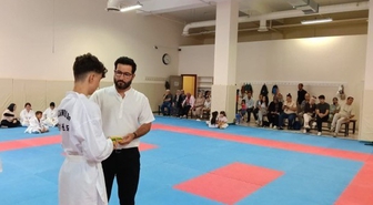 Çocuk Evleri Sitesi'nde Muhammed Ali'ye Sarı-Yeşil Kuşak