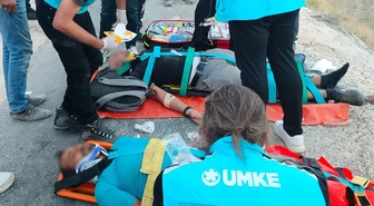 Elazığ’da minibüs uçuruma yuvarlandı: 5'i ağır 13 yaralı
