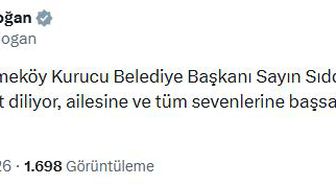 Emine Erdoğan'dan Sıddık Eraslan için taziye mesajı