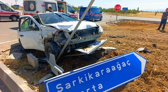 Hüyük'te kavşak kazası: 7 yaralı