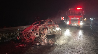 Kayseri'de Motosiklet-Otomobil Çarpıştı: 2 Yaralı