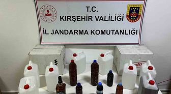 Kırşehir'de Kaçak Alkol Operasyonu: 35 Litre Etil Alkol ve 15 Litre El Yapımı İçki Ele Geçirildi