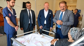 Elmalı Devlet Hastanesi'ne Sağlık Müdürü Ziyareti