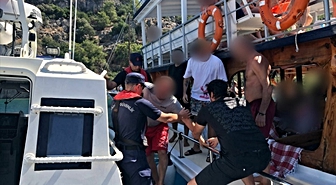 Marmaris'te Tekneden Tıbbi Tahliye