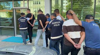 Samsun'da Taksi Takip ve Darp Olayında 4 Gözaltı