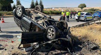 Banaz'da Otomobil Takla Attı: Sürücü Ağır Yaralandı