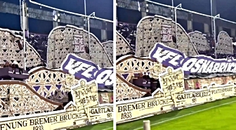 Tribünde lunapark treni kurdular, fark yediler