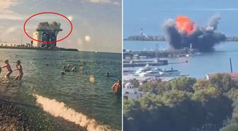 Turizm kentini deniz dronlarıyla vurdular! Serinlemek isterken kabusu yaşadılar