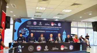 Gebze'de Para Yüzme Avrupa Şampiyonası Heyecanı