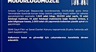 Ankara'da Korsan Kitap Operasyonu: 1340 Kitap Ele Geçirildi