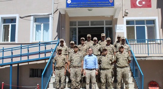 Kaymakam Arıkan'dan Jandarma Karakoluna Ziyaret