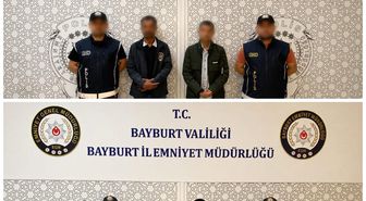 Bayburt'ta Göçmen Kaçakçılığı Operasyonu: 2 Düzensiz Göçmen ve 2 Şüpheli Yakalandı