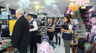 Hatay'da okul alışverişi öncesi kırtasiyelerde denetim yapıldı